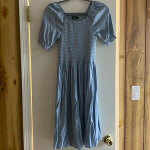 Mikarose Light Blue Midi Dress